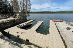 1000 Islands Docks Ltd. - Eastern Ontario - Residential Floating Modular Dock Installation Image